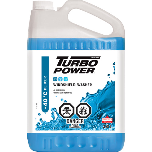 Liquide lave-glace toutes saisons Turbo Power, Cruche, 3,78 L Buying Direct Corp.