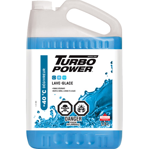 Liquide lave-glace toutes saisons Turbo Power, Cruche, 3,78 L Buying Direct Corp.
