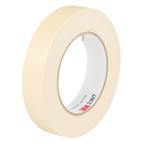 2307 Masking Tape, 24 mm (1") x 55 m (180'), Tan Buying Direct Corp.