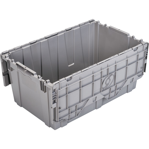 FP243C FliPak Nestable Tote, 26.9" x 16.9" x 12.1", Grey Buying Direct Corp.
