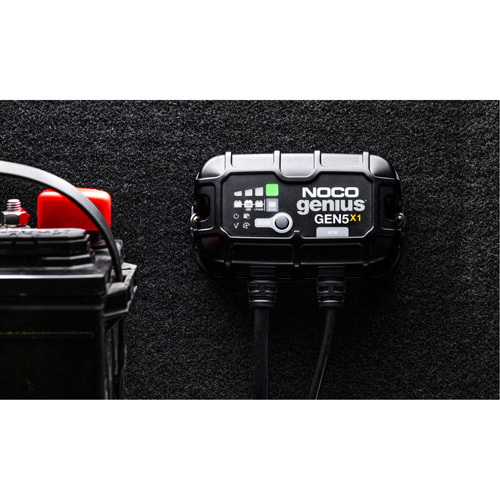 Chargeur de batterie embarqu&eacute; &agrave; 1 sortie de 5 amp&egrave;res Gen5X1 Genius Buying Direct Corp.