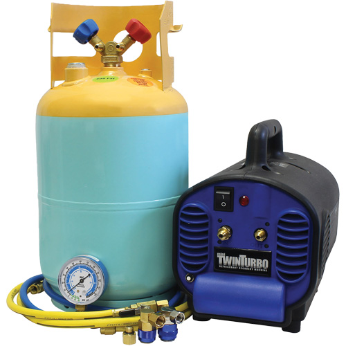 Mini Twin Refrigerant Recovery System For Contaminated R134A And R1234Yf Buying Direct Corp.