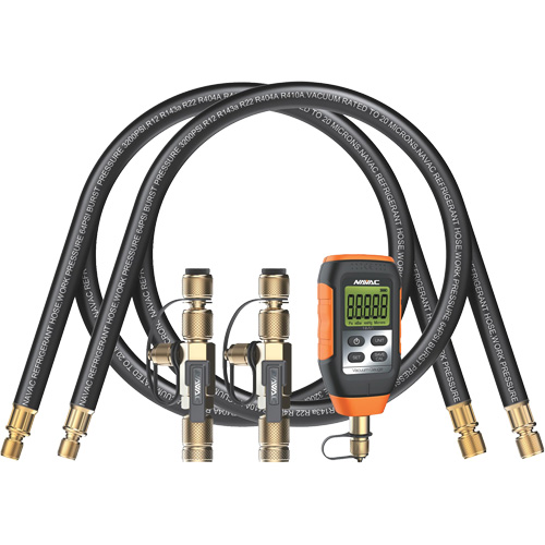Rapid Evacuation Kit with Hoses, Core Tools, & Micron Gauge Buying Direct Corp.