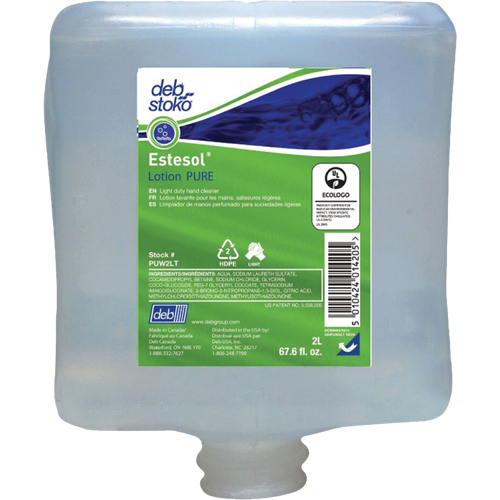 Estesol&reg; Pure Light-Duty Hand Cleaner, Cream, 2 L, Refill, Fresh Scent Buying Direct Corp.