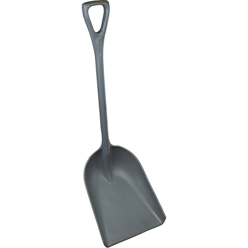 One-Piece Regrind Shovel, Plastic, Polypropylene Blade, D-Grip Handle, 25" Long Buying Direct Corp.