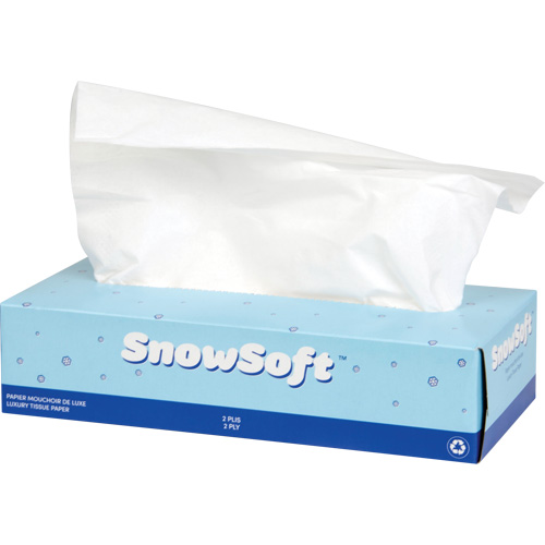 Snow Soft Premium Facial Tissue, 2 Ply, 7.4" L x 8.4" W, 100 Sheets/Box Buying Direct Corp.