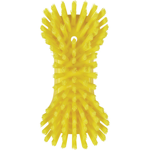 Hand Brush, Extra Stiff Bristles, 9-1/10" Long, Yellow Buying Direct Corp.