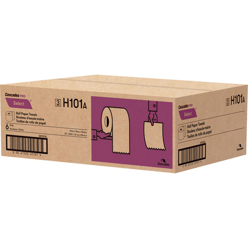 PRO Select Roll Paper Towel, 1 Ply, Standard, 1000' L Buying Direct Corp.