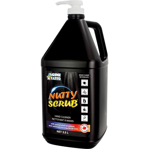 Nettoyant &agrave; mains avec exfoliant en coquille de noyer Nutty Scrub, Pierre ponce, 3,5 L, Bouteille, Sans parfum Buying Direct Corp.
