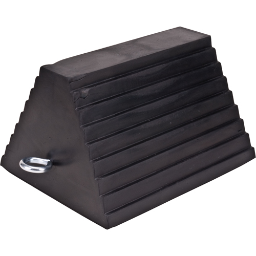 Wheel Chock, 9" x 8" x 6", Black Buying Direct Corp.