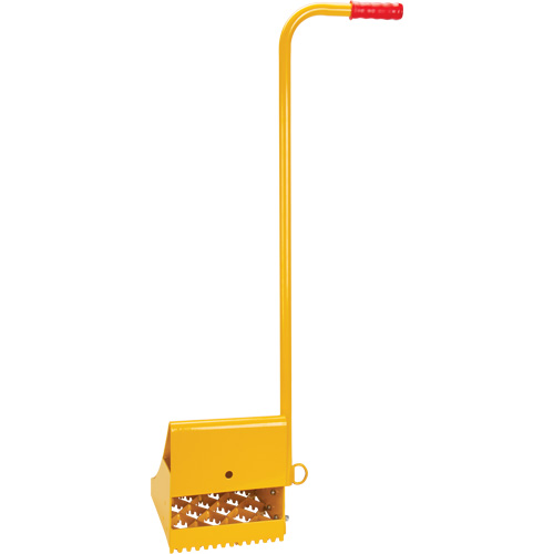 Ice Chock with Ergonomic Handle, Steel, Yellow, 8-1/16" W x 10-5/8" D x 8-13/16" H Buying Direct Corp.