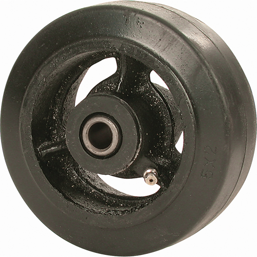Mold-on Rubber Wheel, 6" (152 mm) Dia. x 2" (51 mm) W, 550 lbs. (249 kg.) Capacity Buying Direct Corp.