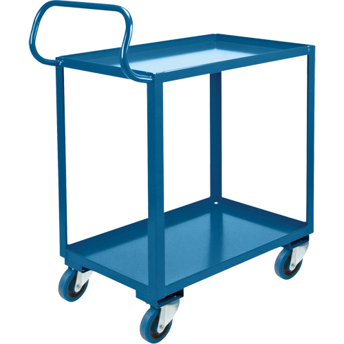 Ergonomic Shelf Truck, 800 lbs. Capacity, Steel, 20" W x 37" H x 32" D, Lip Up Buying Direct Corp.