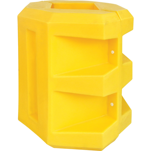Short Column Protector, 10" x 10" Inside Opening, 24" L x 24" W x 24" H, Yellow Buying Direct Corp.