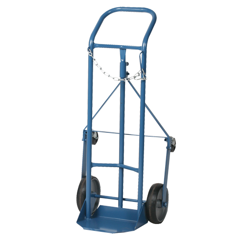 Professional Gas Cylinder Truck CC-1, Mold-on Rubber Wheels, 9" W x 7-1/4" L Base, 250 lbs. Buying Direct Corp.