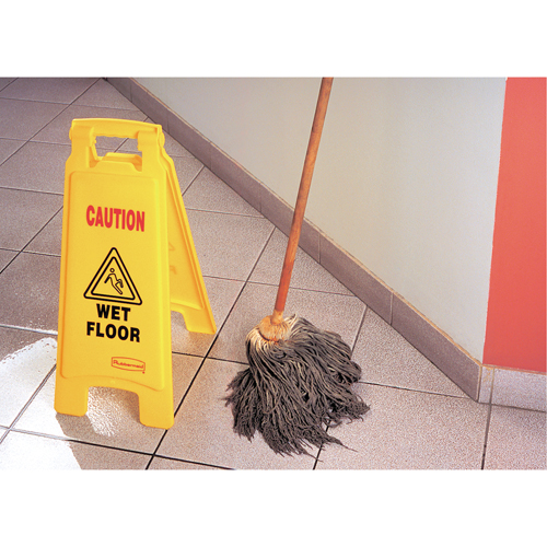 "Wet Floor" Safety Signs, English with Pictogram Buying Direct Corp.