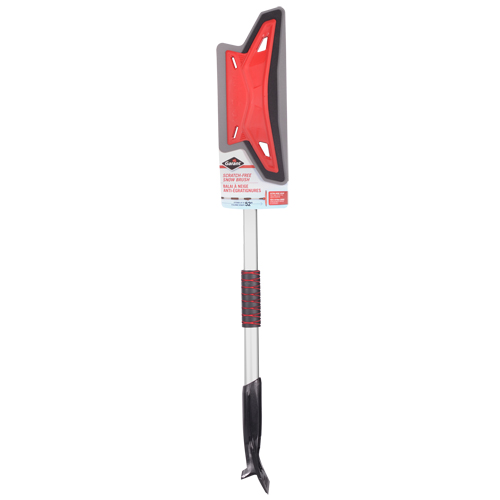 Scratch-Free Snow Blade, Telescopic, EVA Foam Blade, 52" Long, Red Buying Direct Corp.