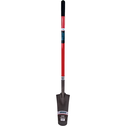 Heavy-Duty Drain Spade, Carbon Steel, 16" x 6" Blade, 45" L, Straight Handle Buying Direct Corp.