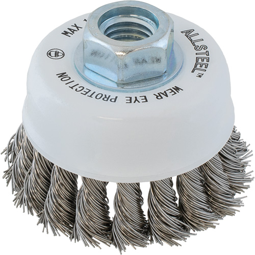 AllSteel Wire Brush, 3" Dia. x 5/8"-11 Arbor Buying Direct Corp.