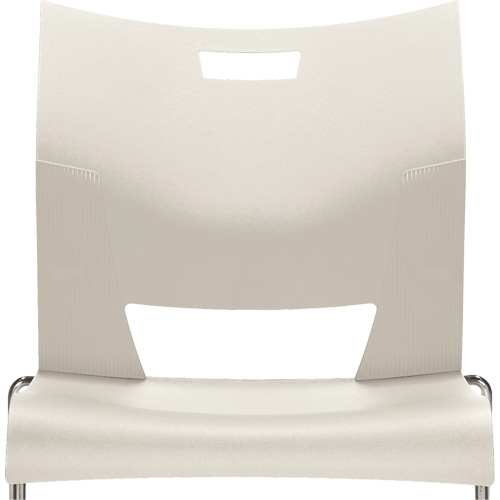 Duet Armless Training Chair, Plastic, 33-1/4" High, 350 lbs. Capacity, White Buying Direct Corp.