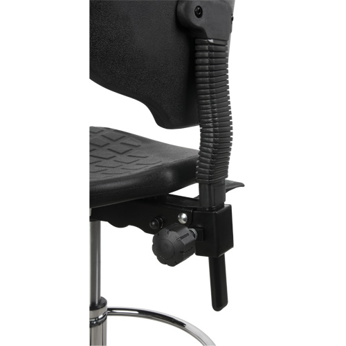 Tabouret robuste et ergonomique, Stationnaire, Ajustable, 39” - 48”, Polyur&eacute;thane Si&egrave;ge, Noir Buying Direct Corp.
