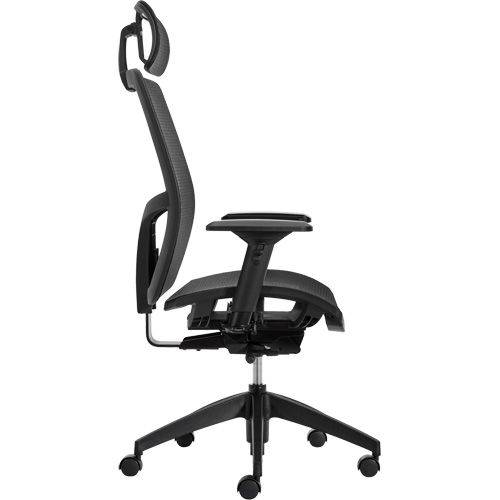 Format+ High-Back Weight-Sensing Synchro-Tilter with Headrest, Mesh, Black, 300 lbs. Capacity Buying Direct Corp.