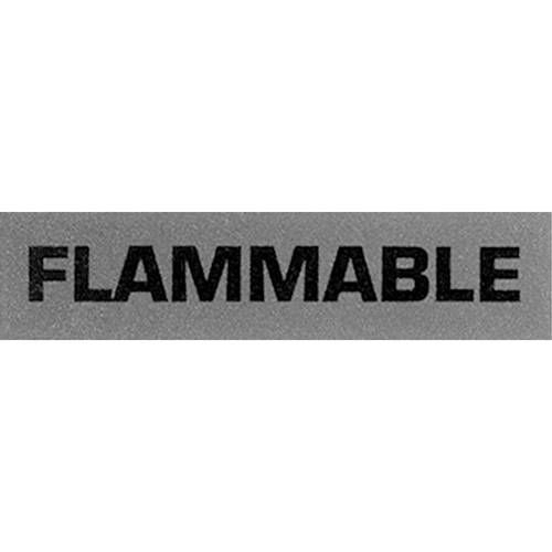 "Flammable" Special Handling Labels, 5" L x 2" W, Black on Red Buying Direct Corp.