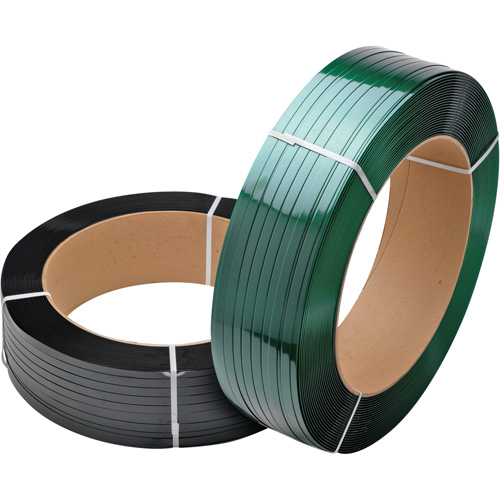 Strapping, Polyester, 1/2" W x 9000' L, Green, Machine Grade Buying Direct Corp.