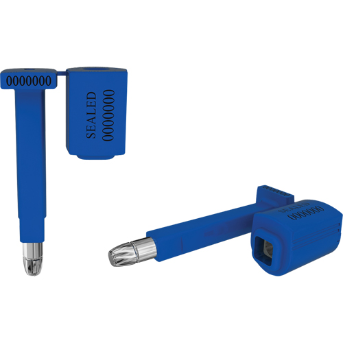 High Security Locktainer Security Seals, 3-1/4", Metal, Bolt Seal Buying Direct Corp.