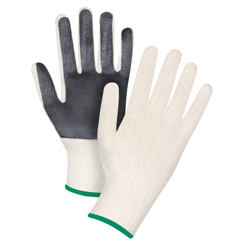 Gants en tricot &agrave; paume enduite, Poly/coton, Un c&ocirc;t&eacute;, Calibre 7, Moyen Buying Direct Corp.