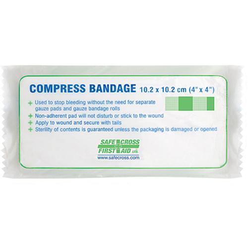 Compress (Pressure) Bandages - Sterile, 4-1/4" L x 3-1/2" W Buying Direct Corp.