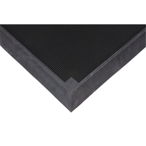 Foot Sanitizing Matting, Rubber, 2-2/3' W x 3-1/4' L x 2-1/2" Thick, Black Buying Direct Corp.