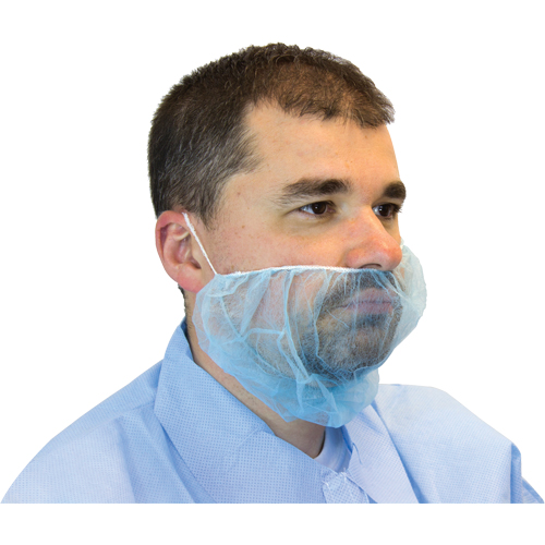 Disposable Beard Covers, Polypropylene, Blue Buying Direct Corp.