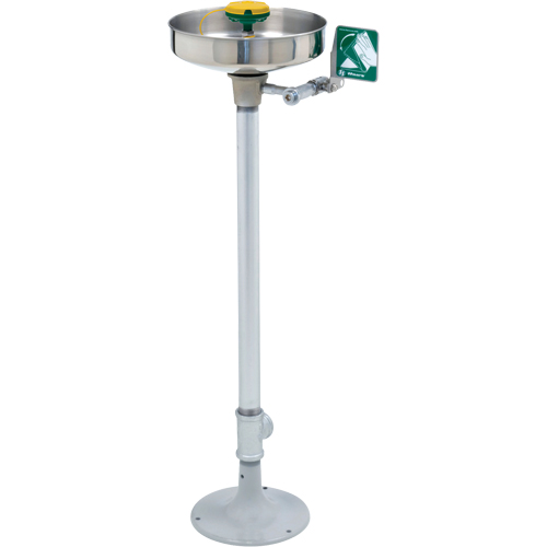 Axion&reg; Eye/Face Wash Station, Pedestal Installation, Stainless Steel Bowl Buying Direct Corp.