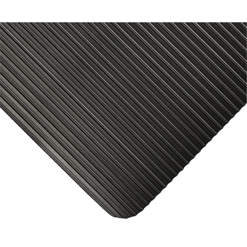 KleenSweep Mat No.391, Runner, 3' x 105' x 1/8", Black Buying Direct Corp.