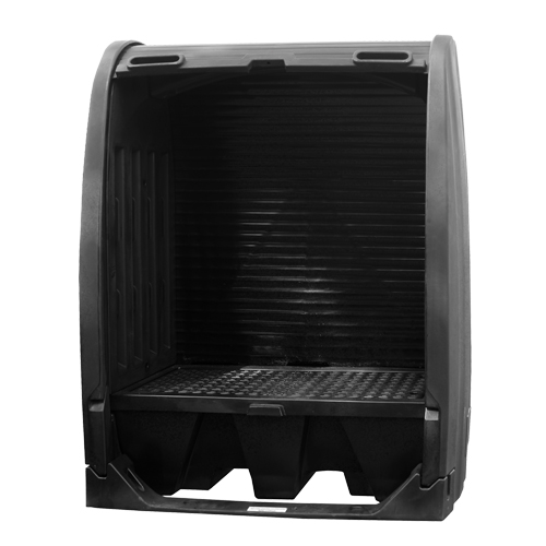 Abris de confinement des d&eacute;versements avec drain, 61" lo x 37,25" la x 72,75" h, Capacit&eacute; de charge 1000 lb Buying Direct Corp.