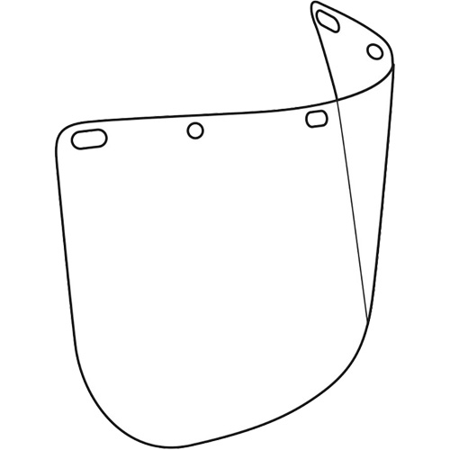 Visi&egrave;re d&eacute;coup&eacute;e &agrave; l'emporte-pi&egrave;ce Dynamic, Polycarbonate, Teinte Transparent Buying Direct Corp.