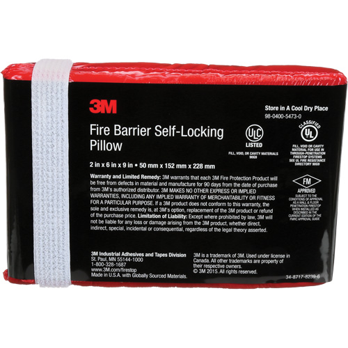 Fire Barrier Self-Locking Pillow Buying Direct Corp.