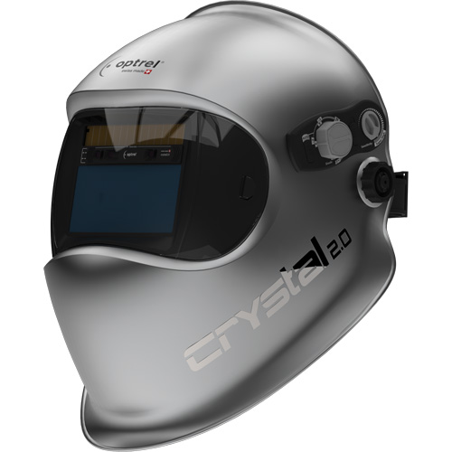 Crystal 2.0 Auto Darkening Welding Helmet, 3.94" L x 1.97" W View Area, 2/4 - 12 Shade Range, Silver Buying Direct Corp.