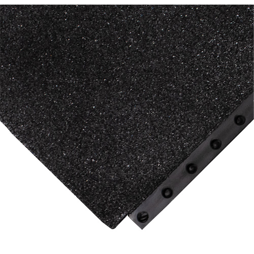 24/Seven&reg; Locksafe&reg; Anti-Fatigue Mat, Textured, 3' x 3' x 5/8", Black, Nitrile Buying Direct Corp.