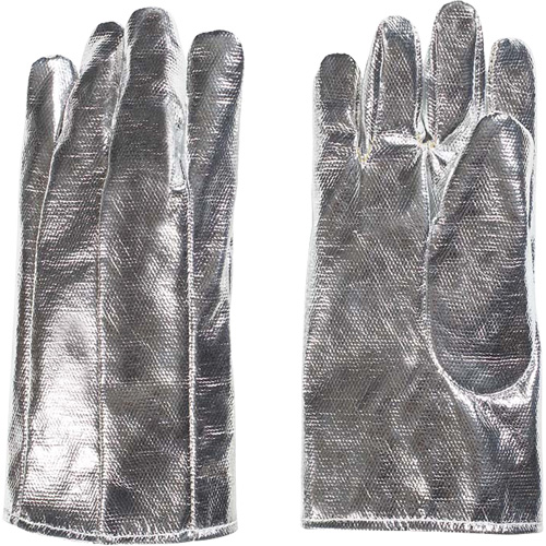 Heat Resistant Gloves, Aluminized/Kevlar&reg;, One Size, Protects Up To 800° F (426.66° C) Buying Direct Corp.