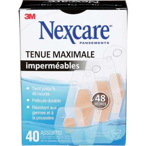 Nexcare Max-Hold Waterproof Bandages, Assorted, Plastic, Sterile Buying Direct Corp.