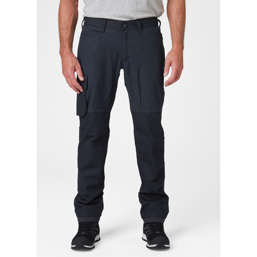 Pantalons d'entretien Oxford, Poly-coton, Bleu marin, Taille 30, Entrejambe 30 Buying Direct Corp.