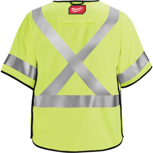 Gilet de s&eacute;curit&eacute; &agrave; maille d&eacute;tachable, Noir/Jaune lime haute visibilit&eacute;, Moyen/Petit Buying Direct Corp.