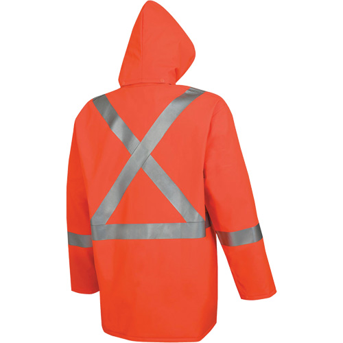 576J Veste de pluie ignifuge haute visibilit&eacute;, Petit, Orange haute visibilit&eacute; Buying Direct Corp.