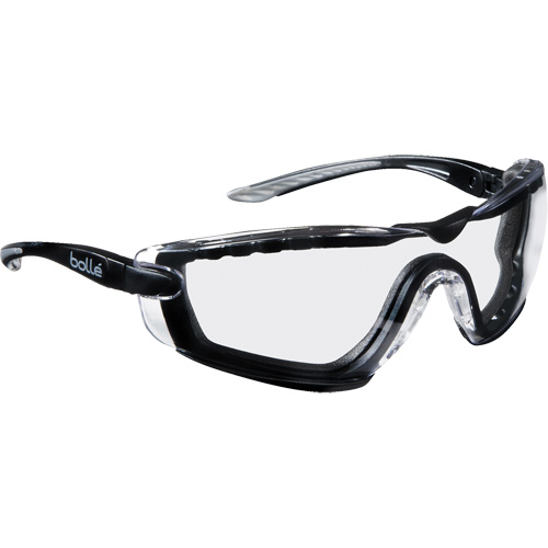 Cobra Hybrid Wraparound Safety Glasses, Clear Lens, Anti-Fog/Anti-Scratch Buying Direct Corp.
