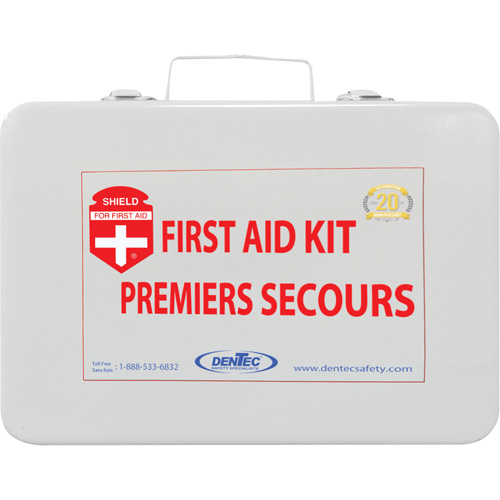 Shield First Aid Kit, Meets/Exceeds CSA Z1220-24 Type 2 Low-Risk Environment, Large (51-100 Workers) Buying Direct Corp.