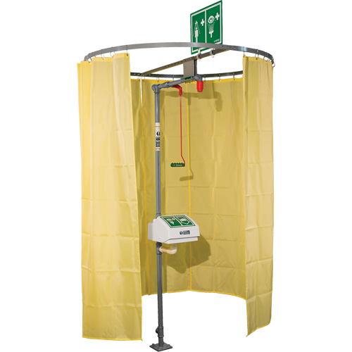 Pipe Mounted Safety Shower Modesty Curtain Buying Direct Corp.