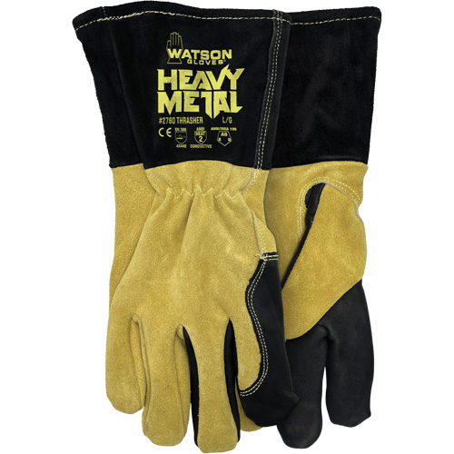 2780 Thrasher MIG/Stick Welding Gloves, Split Cowhide, Size Small Buying Direct Corp.