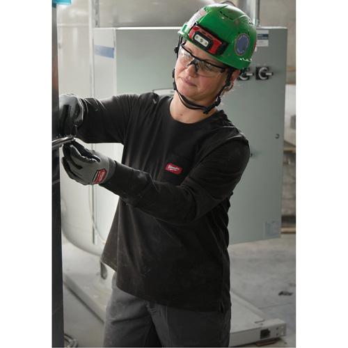 T-shirt &agrave; manches longues avec poches GRIDIRON, Femmes, T-petit, Noir Buying Direct Corp.